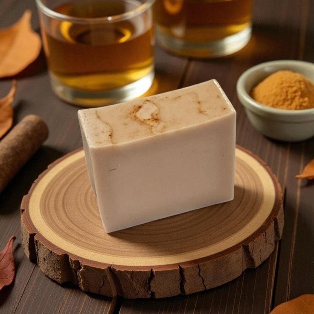 Donkey Milk Skin Nutrition Specialty Soap Sweet Tobacco Whiskey Orchid & Vine